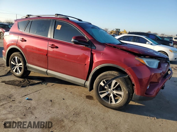 2018 Toyota RAV4 XLE with VIN 2T3WFREV4JW430404, listed as a Copart auction lot 85532074 with 118,932 mi miles and Salvage Title. Bid and sale history available at DreamBid. Image 4.