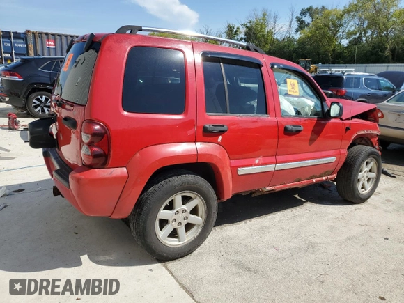 2005 Jeep Liberty Limited z VIN 1J4GL58K75W566180, wystawiony jako Copart lot #68525814 z przebiegiem Nie podano mil oraz Nie do naprawy • Non repairable. Historia ofert i sprzedaży dostępna na DreamBid. Obrazek 3.