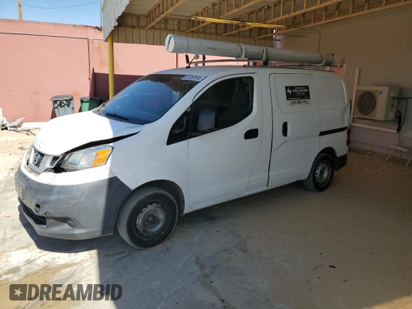 2016 Nissan NV200 S with VIN 3N6CM0KN4GK693567, listed as a Copart auction lot 57257015 with 98,877 mi miles and Salvage title. Bid and sale history available at DreamBid. Image 1.