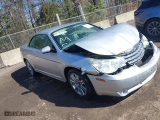 2008 Chrysler Sebring Limited with VIN 1C3LC65M98N240850, listed as a IAAI auction lot 41649319 with 123,373 mi miles. Bid and sale history available at carsss.com. Image 1.