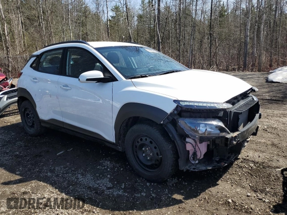 2022 Hyundai Kona Preferred with VIN KM8K22ABXNU781216, listed as a Copart auction lot 51425515 with 52,321 mi miles and Salvage Title. Bid and sale history available at DreamBid. Image 4.