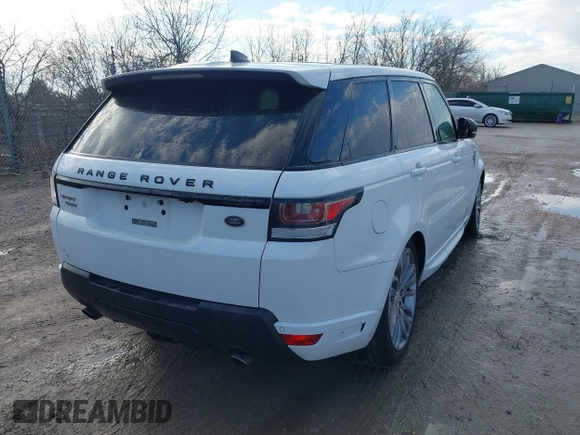 2017 Land Rover Range Rover Sport Autobiography with VIN SALWV2FEXHA162100, listed as a IAAI auction lot 41672789 with 1 mi miles. Bid and sale history available at carsss.com. Image 4.