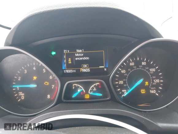 2017 Ford Escape SE with VIN 1FMCU9G96HUB49541, listed as a IAAI auction lot 41381783 with 178,323 mi miles. Bid and sale history available at carsss.com. Image 7.