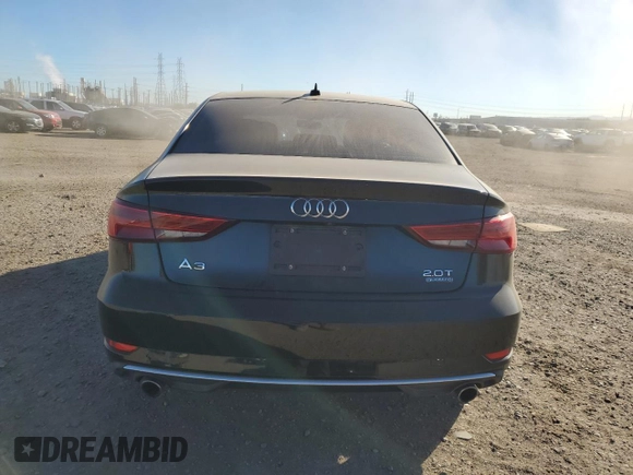 2018 Audi A3 Sedan Premium with VIN WAUB8GFF3J1007331, listed as a Copart auction lot 38089934 with 45,509 mi miles. Bid and sale history available at carsss.com. Image 6.