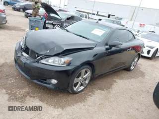 2012 Lexus IS 350 C z VIN JTHFE2C26C2507917, wystawiony jako IAAI lot #41353989 z przebiegiem 129 542 mil mil oraz . Historia ofert i sprzedaży dostępna na DreamBid. Obrazek 2.