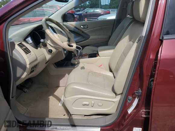 2012 Nissan Murano S with VIN JN8AZ1MU6CW108593, listed as a Copart auction lot 56797295 with 117,559 mi miles and Salvage title. Bid and sale history available at DreamBid. Image 7.