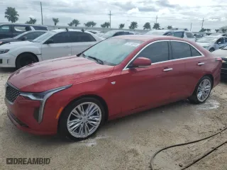 2022 Cadillac CT4 Premium Luxury with VIN 1G6DB5RKXN0120802, listed as a Copart auction lot 75114514 with 0 mi miles and Non Repairable. Bid and sale history available at carsss.com. Image 1.