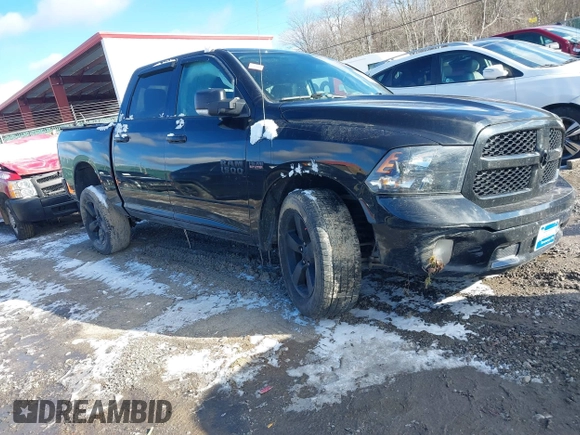 2018 Ram 1500 Big Horn with VIN 1C6RR7LT7JS129524, listed as a IAAI auction lot 41213832 with 64,292 mi miles. Bid and sale history available at carsss.com. Image 1.