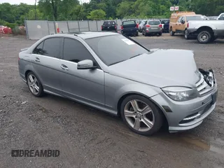 2011 Mercedes-Benz C 300 Sport with VIN WDDGF8BB8BR182867, listed as a IAAI auction lot 42447681 with 72,938 mi miles and . Bid and sale history available at DreamBid. Image 1.