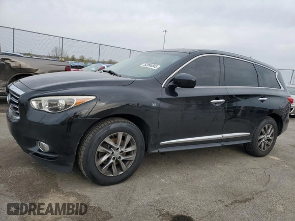 2015 Infiniti QX60 with VIN 5N1AL0MM8FC518644, listed as a Copart auction lot 52894045 with 172,910 mi miles and Salvage Title. Bid and sale history available at carsss.com. Image 1.