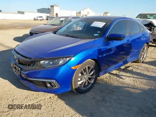 2020 Honda Civic EX-L with VIN 19XFC1F78LE009133, listed as a IAAI auction lot 41157539 with 106,588 mi miles and . Bid and sale history available at DreamBid. Image 18.