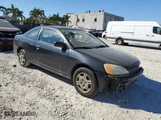 2002 Honda Civic LX with VIN 1HGEM215X2L014359, listed as a Copart auction lot 87721895 with 212,358 mi miles and Salvage Title. Bid and sale history available at carsss.com. Image 4.