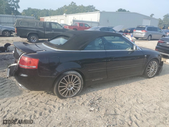 2007 Audi S4 with VIN WUARL48H27K901212, listed as a Copart auction lot 69492464 with 0 mi miles and Clean Title. Bid and sale history available at carsss.com. Image 3.