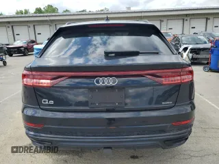 2020 Audi Q8 Prestige z VIN WA1FVAF16LD005292, wystawiony jako Copart lot #57674325 z przebiegiem 62 874 mil mil oraz Szkoda całkowita • Salvage title. Historia ofert i sprzedaży dostępna na DreamBid. Obrazek 6.