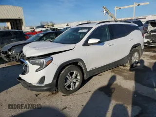 2020 GMC Terrain SLE with VIN 3GKALMEV8LL109289, listed as a Copart auction lot 46457925 with 91,511 mi miles and Salvage Title. Bid and sale history available at DreamBid. Image 1.