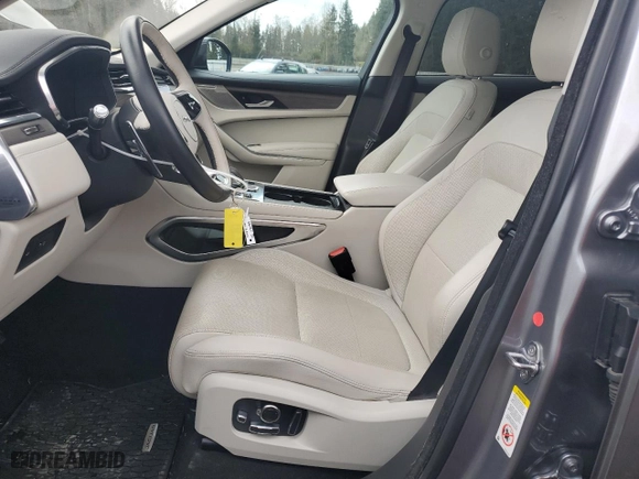 2021 Jaguar F-PACE S with VIN SADCJ2EU9MA667414, listed as a Copart auction lot 50034645 with 16,501 mi miles and Salvage Title. Bid and sale history available at carsss.com. Image 7.