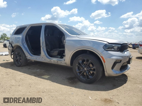 2021 Dodge Durango SXT Plus with VIN 1C4RDJAG7MC522352, listed as a Copart auction lot 62340385 with 76,593 mi miles and Salvage title. Bid and sale history available at DreamBid. Image 4.