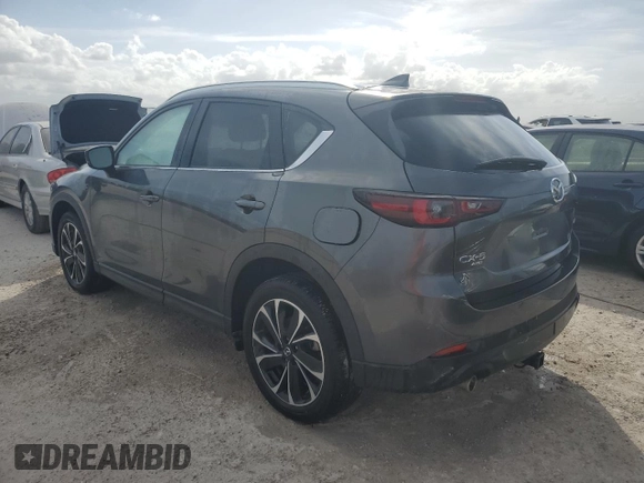 2022 Mazda CX-5 S Premium Plus with VIN JM3KFBEM3N1626438, listed as a Copart auction lot 74533864 with 45,199 mi miles and Non Repairable. Bid and sale history available at carsss.com. Image 2.