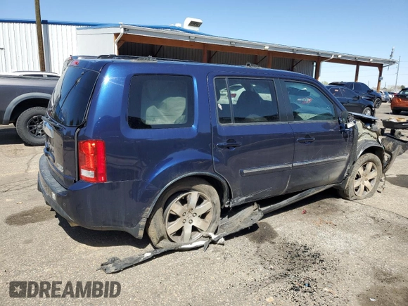 2014 Honda Pilot Touring with VIN 5FNYF4H94EB019249, listed as a Copart auction lot 52387815 with 122,955 mi miles and Clean Title. Bid and sale history available at carsss.com. Image 3.