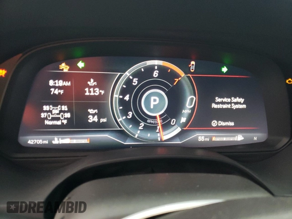 2022 Cadillac CT4 Premium Luxury z VIN 1G6DB5RK8N0131412, wystawiony jako Copart lot #51517555 z przebiegiem 42 705 mil mil oraz Szkoda całkowita • Salvage title. Historia ofert i sprzedaży dostępna na DreamBid. Obrazek 9.
