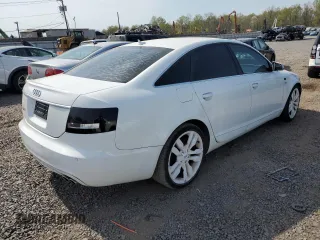 2007 Audi S6 with VIN WAUGN94F17N041959, listed as a Copart auction lot 53682645 with 125,072 mi miles and Clean Title. Bid and sale history available at carsss.com. Image 3.