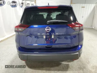 2025 Nissan Rogue SV with VIN 5N1BT3BA5SC822569, listed as a Copart auction lot 51820515 with 2,370 mi miles and Salvage Title. Bid and sale history available at DreamBid. Image 6.