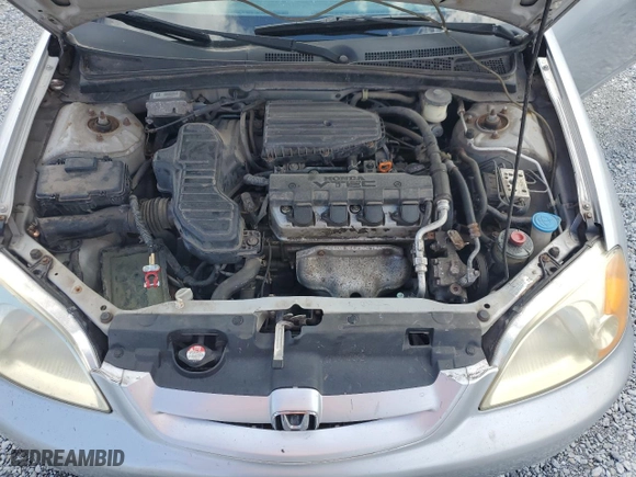 2003 Honda Civic EX with VIN 1HGEM22053L019201, listed as a Copart auction lot 46364555 with 124,803 mi miles and Clean Title. Bid and sale history available at carsss.com. Image 11.