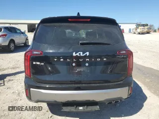 2025 Kia Telluride S with VIN 5XYP64GC8SG565906, listed as a Copart auction lot 46704315 with 7,146 mi miles and Salvage Title. Bid and sale history available at DreamBid. Image 6.