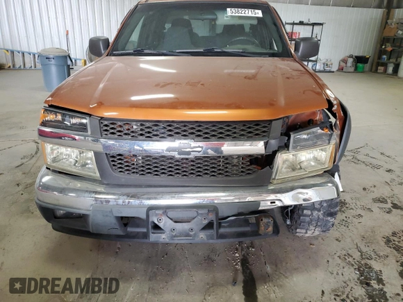 2006 Chevrolet Colorado LT w/2LT with VIN 1GCDT136968241578, listed as a Copart auction lot 53822715 with 204,497 mi miles and Clean Title. Bid and sale history available at carsss.com. Image 5.