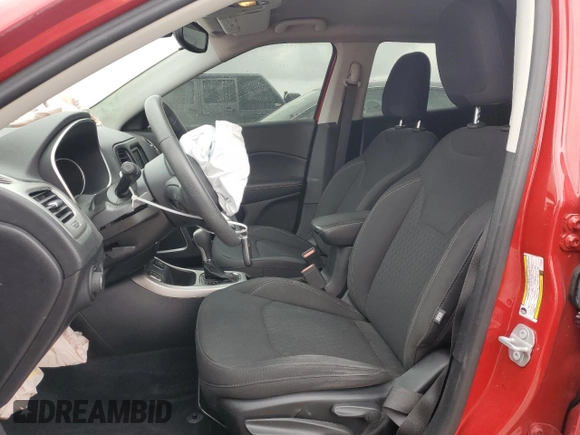 2018 Jeep Compass Sport with VIN 3C4NJCAB6JT409466, listed as a Copart auction lot 54982045 with 81,985 mi miles and Salvage title. Bid and sale history available at DreamBid. Image 7.