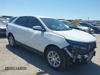 2024 Chevrolet Equinox LT with VIN 3GNAXKEG0RS177209, listed as a IAAI auction lot 41978401 with 16,631 mi miles and . Bid and sale history available at DreamBid. Image 1.