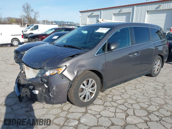 2016 Honda Odyssey EX-L with VIN 5FNRL5H61GB110300, listed as a IAAI auction lot 41949148 with 154,677 mi miles. Bid and sale history available at carsss.com. Image 18.