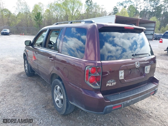 2007 Honda Pilot EX-L with VIN 5FNYF28517B002591, listed as a IAAI auction lot 41760295 with 204,533 mi miles. Bid and sale history available at carsss.com. Image 6.