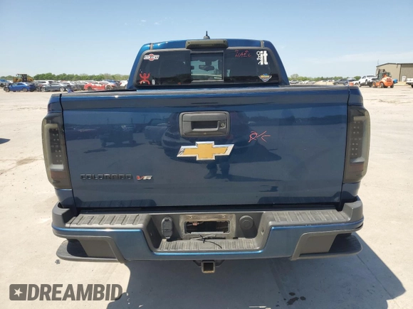 2019 Chevrolet Colorado 2WD LT with VIN 1GCGSCEN1K1264596, listed as a Copart auction lot 53326645 with 119,274 mi miles and Salvage Title. Bid and sale history available at DreamBid. Image 6.
