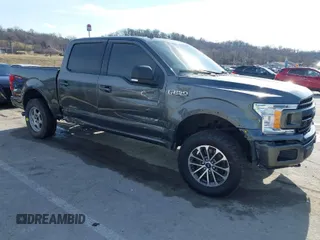 2018 Ford F-150 XL with VIN 1FTEW1EG2JFD95362, listed as a IAAI auction lot 41410703 with 146,616 mi miles. Bid and sale history available at carsss.com. Image 1.