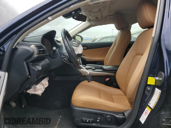 2017 Lexus IS 300 with VIN JTHCM1D26H5025811, listed as a Copart auction lot 56952125 with 49,627 mi miles and Salvage title. Bid and sale history available at DreamBid. Image 7.