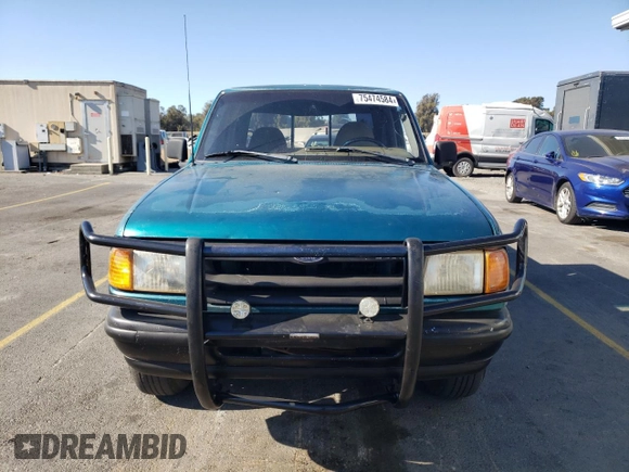 1993 Ford Ranger XLT with VIN 1FTDR15X3PPA91687, listed as a Copart auction lot 75474584 with 71,610 mi miles and Salvage Title. Bid and sale history available at DreamBid. Image 5.