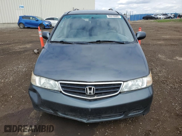 2003 Honda Odyssey EX with VIN 2HKRL18603H008412, listed as a Copart auction lot 55310905 with 352,774 mi miles and Salvage Title. Bid and sale history available at DreamBid. Image 5.