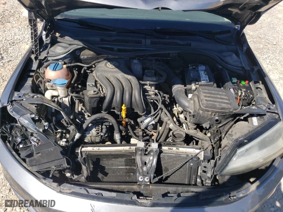 2015 Volkswagen Jetta Sedan 2.0L S w/Technology with VIN 3VW2K7AJ9FM348191, listed as a Copart auction lot 48565295 with 153,817 mi miles and Salvage Title. Bid and sale history available at carsss.com. Image 11.
