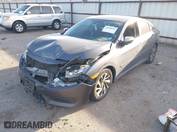 2016 Honda Civic Sedan EX with VIN 19XFC2F74GE064349, listed as a IAAI auction lot 41810683 with 129,817 mi miles. Bid and sale history available at carsss.com. Image 17.