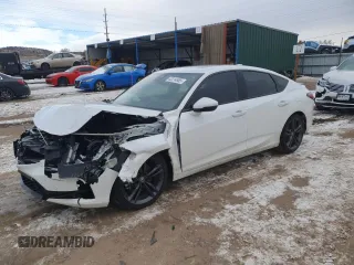 2024 Acura Integra w/A-Spec Technology Package with VIN 19UDE4H68RA018144, listed as a Copart auction lot 42214865 with 0 mi miles and Salvage Title. Bid and sale history available at carsss.com. Image 1.