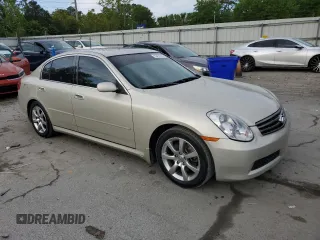 2006 Infiniti G35 with VIN JNKCV51E46M506744, listed as a Copart auction lot 52410785 with 223,255 mi miles and Salvage Title. Bid and sale history available at DreamBid. Image 4.