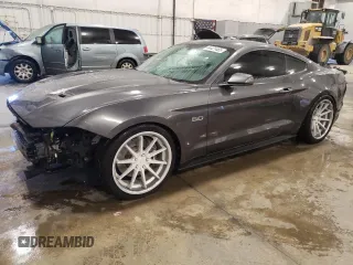2018 Ford Mustang GT with VIN 1FA6P8CF3J5138307, listed as a Copart auction lot 44421485 with 58,870 mi miles and Salvage Title. Bid and sale history available at DreamBid. Image 1.