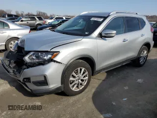 2017 Nissan Rogue SV with VIN KNMAT2MV3HP531502, listed as a Copart auction lot 44013624 with 109,227 mi miles and Salvage Title. Bid and sale history available at carsss.com. Image 1.