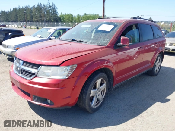 2010 Dodge Journey SXT with VIN 3D4PH5FV5AT135831, listed as a IAAI auction lot 42175106 with 164,030 mi miles and . Bid and sale history available at carsss.com. Image 2.
