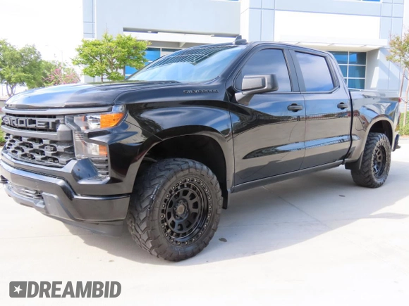 2022 Chevrolet Silverado 1500 Custom with VIN 3GCPABEKXNG501062, listed as a Copart auction lot 53726675 with 37,880 mi miles and Salvage Title. Bid and sale history available at DreamBid. Image 2.