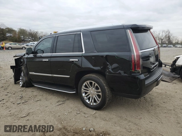 2019 Cadillac Escalade z VIN 1GYS4AKJ9KR133891, wystawiony jako Copart lot #80752144 z przebiegiem 77 000 mil mil oraz Szkoda całkowita • Salvage title. Historia ofert i sprzedaży dostępna na DreamBid. Obrazek 2.