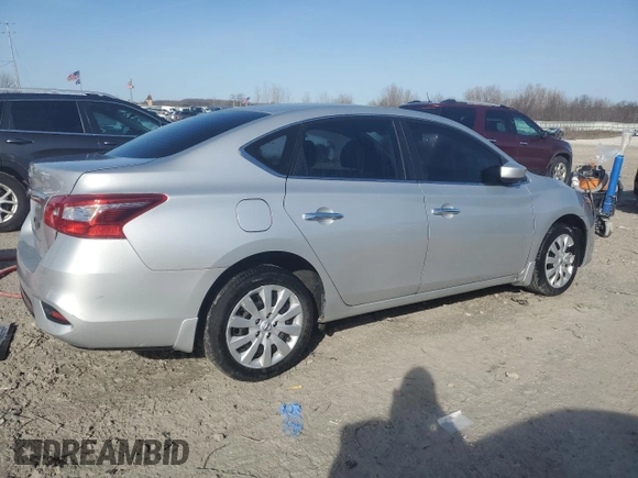 2019 Nissan Sentra SV with VIN 3N1AB7AP4KY382497, listed as a Copart auction lot 47127395 with 36,654 mi miles and Salvage Title. Bid and sale history available at DreamBid. Image 3.