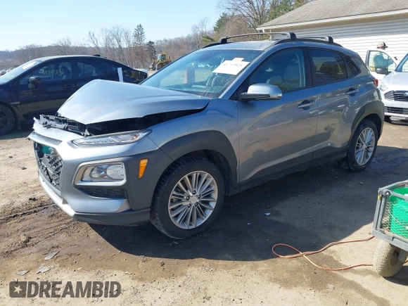 2020 Hyundai Kona SEL Plus with VIN KM8K6CAA7LU502089, listed as a IAAI auction lot 41753825 with 106,727 mi miles and . Bid and sale history available at carsss.com. Image 2.