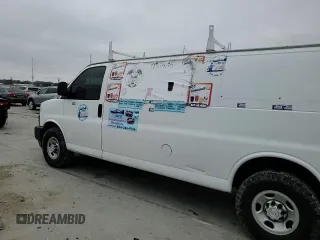 2018 Chevrolet Express Cargo with VIN 1GCWGBFPXJ1262805, listed as a Copart auction lot 42833655 with 139,417 mi miles and Salvage title. Bid and sale history available at DreamBid. Image 12.